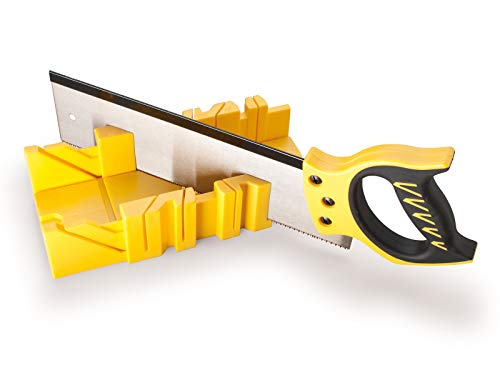 Prinz Schneidlade mit Feinsäge – für Leisten bis 100 mm Höhe – 1 Set