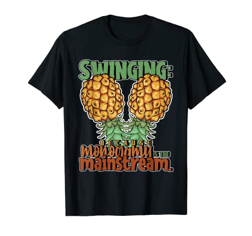 Cool Couple Pineapple Swinging Lifestyle Vintage Swinger T-Shirt