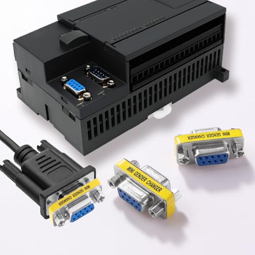 KUOQIY 2 Pièces DB9 9 Broches Femelle vers Femelle Adaptateur de Changeur de Genre Coupleur, RS232 9 Broches DB9 Adaptateur de Coupleur de Câble, pour Transfert de Données sur Ordinateur – vue 5