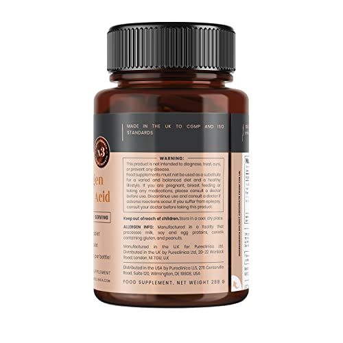 Pureclinica 1500Mg Ultracoll Collagen (1200Mg) And Hyaluronic Acid (300Mg) X 180 Tablets - 3 Months Supply #TOP2