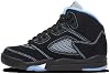 Nike Jordan Retro 5 - Preescolar para Niños (Azul/Negro) 4
