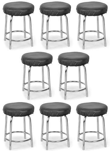 Image of GOYALSON Durable Doctor Medical Stool for Office Home with Comfortable Cushion seat (Black, 8)