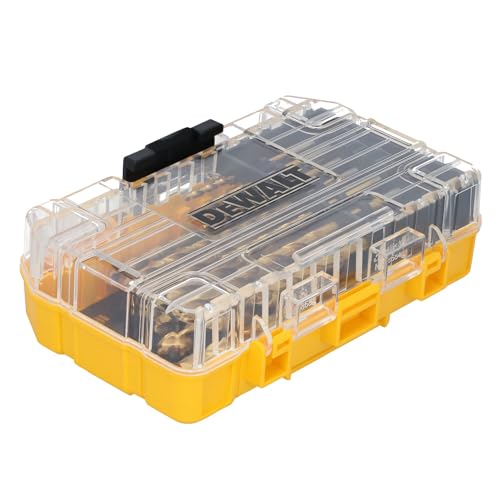 DEWALT Drill Bit Set, 21 Pc. Titanium Nitride Coated Pilot Point DEWALT Bit Set with Case for Wood, Metal and Plastic (DW1361) - Image 6