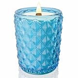 M&SENSE Vela perfumada grande con guirnalda de jazmín, regalo de lujo para hombres y mujeres