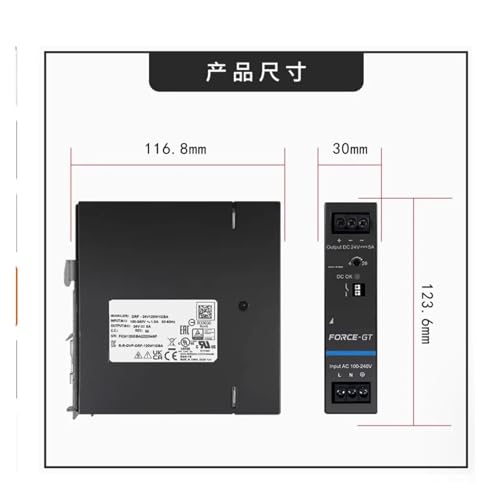 Alimentation à découpage 24 V 5 A 120 W contre surtensions réseau