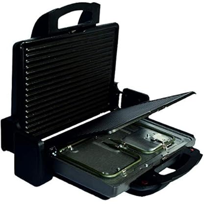 Kenwood 0WHG210002 HG210 Kompaktes Grillrost, abnehmbare Antihaftplatten, 3 Positionen, Öffnung 180 Grad… – Bild 4