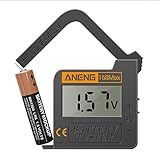 Volt Checker Battery Tester,Suitable for AA AAA C D 9V Button Tool Universal, Portable Universal Digital Battery Charge Checker, Small Electrical Equipment Battery Life Level Testers Power Meter