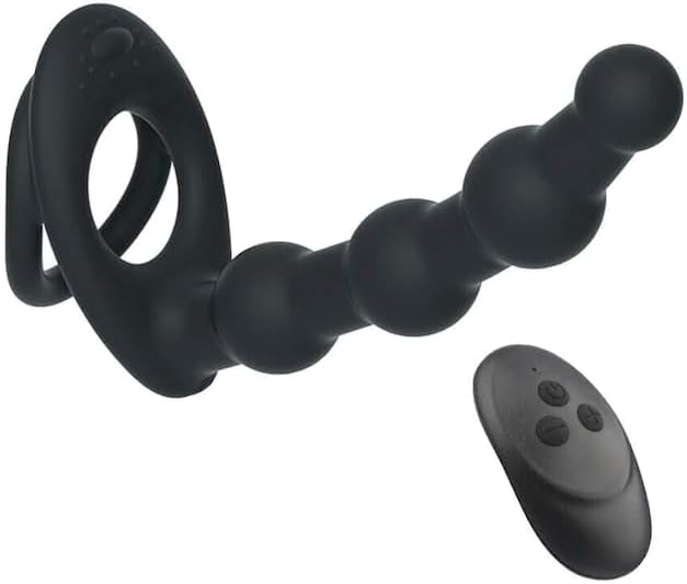 පැත්ත view of Generic HG11867 Vibrating Double Penetration Ring