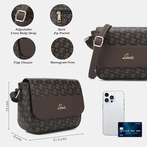 Image of Lavie Woman's Broxa Flap Crossbody Sling Bag | Ladies Purse Handbag | Gift for Women