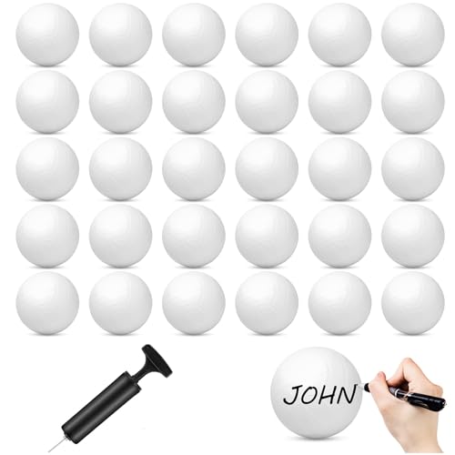 Mini Volleyball Set with Pump - 36 pcs 4-inch PVC