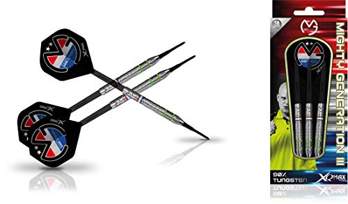 XQMax Darts Michael Van Gerwen Mighty Generation 3 90% Soft Tip 18 g