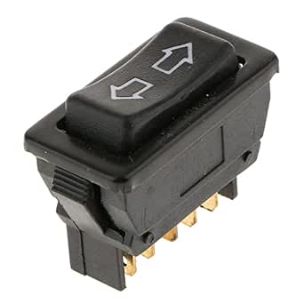 Momentary DPDT Button On/Off/On Rocker Switch AC 12V 20A 2 WAY Black ...