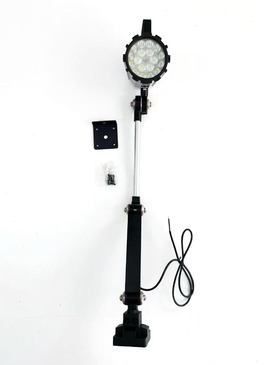 Super brillante 18 vatios led luz de trabajo 24V impermeable CNC máquina torno taladro molino lámpara de escritorio iluminación industrial - brazo largo (18, Vatios)