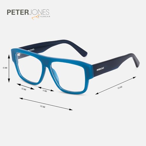 Image of Peter Jones Luxe I Pure Acetate I Oversized Large Size I Square Broad Frame I Spectacle Frame (U004)