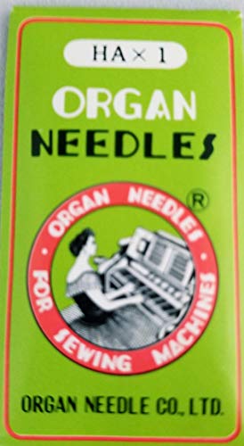 50 All Purpose Sewing Machine Needle Home-use by Organ Needles (10 Needles/Pack), Pack of 50 Size #80/12
