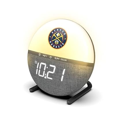 SOAR NBA Sunrise Alarm Clock, Denver Nuggets SOAR NBA Sunrise Alarm Clock, Denver Nuggets product image