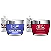 Olay Regenerist Retinol 24 Max Moisturizer, Retinol 24 Max Night Face Cream + Olay Regenerist Micro-Sculpting Cream Face Moisturizer + Whip Face Moisturizer Travel/Trial Size Gift Set