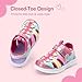 DREAM PAIRS Toddler Boys Girls Sport Sandals Cute Breathable Lightweight Outdoor Play Casual Closed Toe Hook and Loop for Toddlers/Little/Big Kids,Size 3 Little Kid,Pink,KKUMST2502