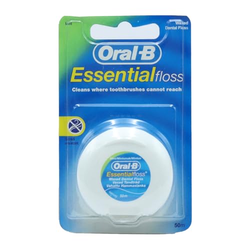 Oral-B Essential Floss - Seda dental, menta, 50 metros