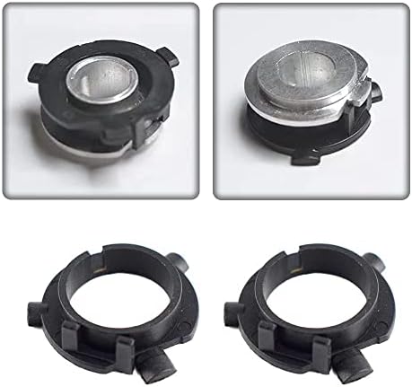 4 Pcs H7 Headlight Adapters H7 LED Headlight Adapter H7 LED Bulb Holder Retainer Clip for Car Headlight