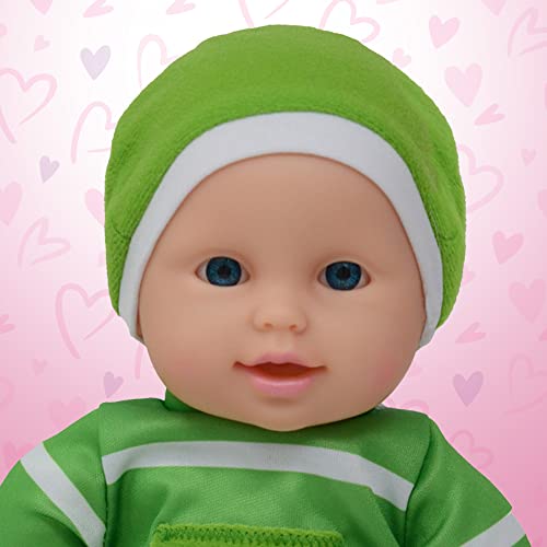 Muñeca de cuerpo suave 11 pulgadas con chupete miniatura 6