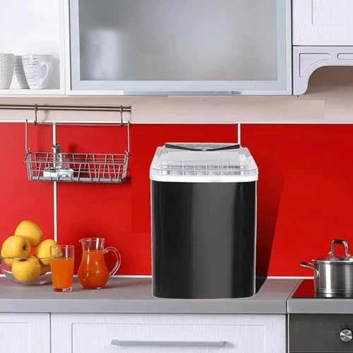 Fabricadora de hielo portátil de acero inoxidable 26 lbs/día miniatura 3