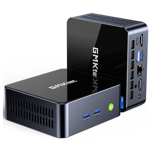 GMKtec M3 Ultra Mini PC with Intel Core i7 12700H (14C/20T 4.7 GHz), 32GB DDR4 RAM+1TB NVMe SSD, Mini Desktop Computer Iris XE Graphics, Triple 4K Display, WiFi 6, BT5.2, USB-C