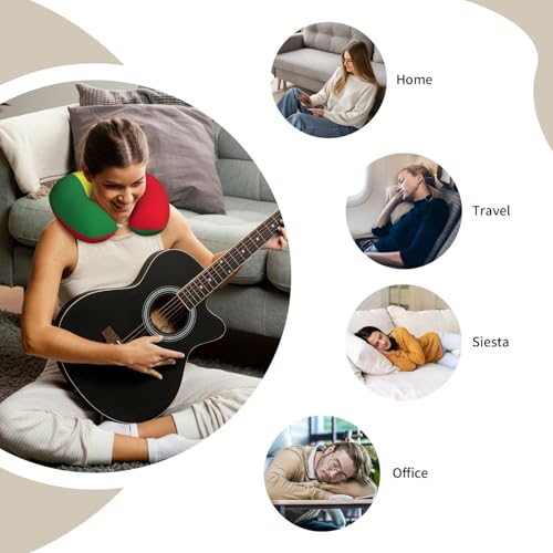 Almohada cervical de poliéster negra tamaño único miniatura 7