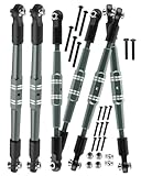 hopsupRC Upgrades Part Adjustable Turnbuckles Camber Links Toe Link for 1/10 Kraton 4X4 4S V2 BLX,Outcast 4X4 4S V2 BLX RC Car.Adjustable Turnbuckles Links Hops Up.Titanium