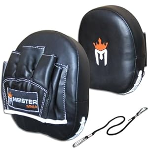 Contour Padded Target Punch Mitts (Pair) for MMA & Boxing