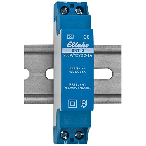 Produktbild von Eltako Schaltnetzteil SNT12 – 230V AC / 12V DC, 1A, Für Tragschiene