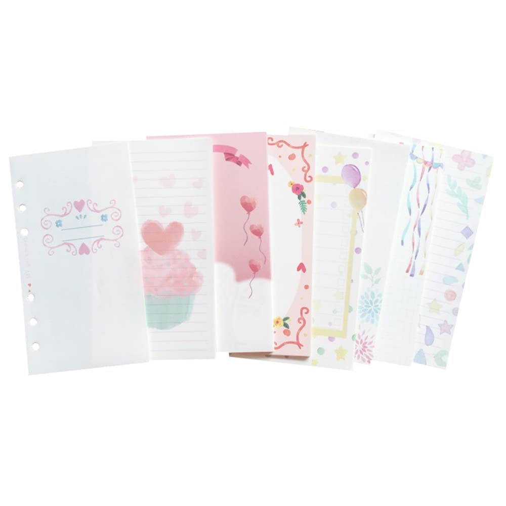 A7 Lined Refills Paper for Filofax Personal Organiser Planner/Binders/Organizer, 6 Hole Punched Loose Leaf Paper, 101 Sheets/202 Pages, Personal Inserts Loose Leaf Page