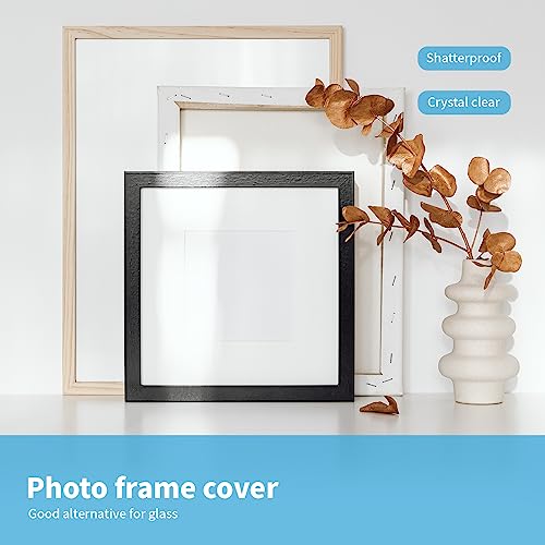 Image of Art3d 5-Pack of 8x10 inch PET /Plexiglass Sheets, Transparent Clear Flexible Plastic Sheet Panels for Craft, Picture Frames, Sign Blank, DIY Display Project