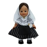  Folk Artesanía Muñeca de colección de 15 cm. Vestido regional de Mallorca Mallorquina Mallorquina Payesa Mallorca. Fabricado en España Barriguitas similares