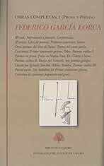 Federico García Lorca I. Prosa y poesía: 1 (Biblioteca Castro)