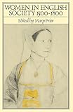 Women in English Society, 1500-1800