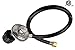 SHINESTAR 24-inch Right Angle Propane Hose and Regulator Replacement for Gas Grill Weber, Char-Broil, Brinkmann, Dyna-Glo, Kenmore, Uniflame and More, 3/8 Female Flare Fitting, CSA