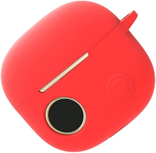 Miniatura 6 de Juego de 2 fundas protectoras de silicona suave compatibles con auriculares Edifier a U2, funda protectora con llavero para Edifier TOU2 (rojo +