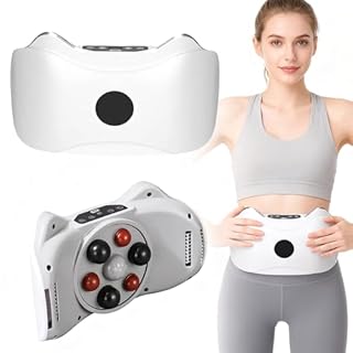 Electric Wireless Abdominal Massager, Belly Cellulite Massager Tool, Stomach Massager for Weight Loss, 3 Massage Modes, Stomach Flattener, Body Sculpting Machine for Abdominal, Waist, Legs