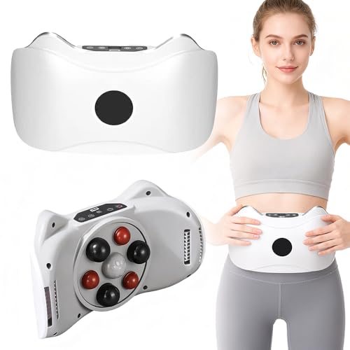 XEERUN Electric Wireless Abdominal Massager, Rechargeable Stomach Massager for Weight Loss, Belly Cellulite Massage Tool, Stomach Flattener, Body Sculpting Machine for Abdominal, Waist, Legs