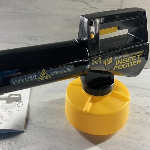 Black Flag 190107 Electric Insect Fogger for Killing and Repelling Mosquitoes, Flies, and Flying Insects Outdoors, Yellow & Black - Thumbnail 4