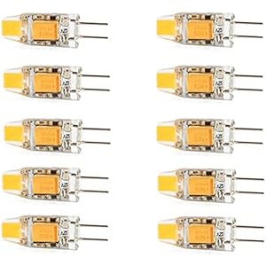 EMGQ Energiebesparende gloeilamp LED-lamp G4 Lamp 1.5W 150LM COB LED Lamp Licht 0705 SMD 3000K / 6000K AC/DC 12V 10PCS…