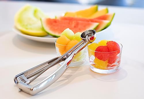 image for Jenaluca Small Scoop - Mini Cookie Scooper & Melon Baller - 2 Teaspoon