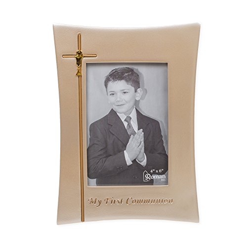 Giftware By Roman Inc, Sacraments, First Communion, 9.25" H Communion Frame 4X6,Religious, Inspirational, Durable (6X1X9) #TOP3
