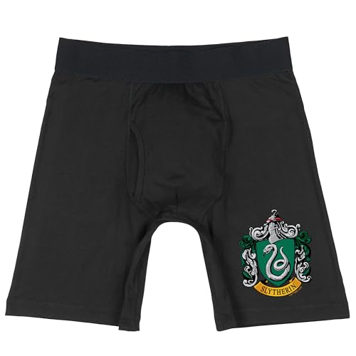 INTIMO Harry Potter Men's Hogwarts Houses Crests Boxer Briefs Underwear Lounge Casual