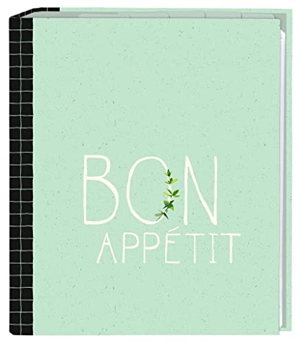 moses. Raccoglitore per ricette in formato DIN A5, cook & style, con 25 fogli di ricette e 5 tasche per registro, il libro di cucina e da forno personalizzato per scrivere