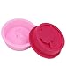 Produktbild Lumanuby 1x Rund Klee Seifen Formen Silikon Relief Stil Clover Dessert Formen für Pudding Gelee Muffin Zubehör für DIY, Bäckerei Zufällige Farbe, Silikon Formen Series 7.8 * 7.8 * 2.5cm