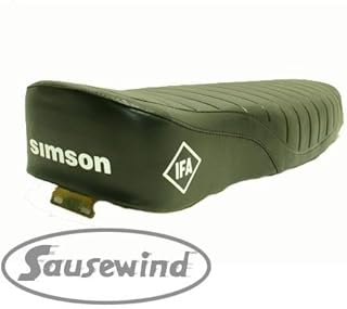 SIMSON Sitzbank strukturiert, schwarz mit SIMSON-Schriftzug - Simson S50, S51, S70 Enduro