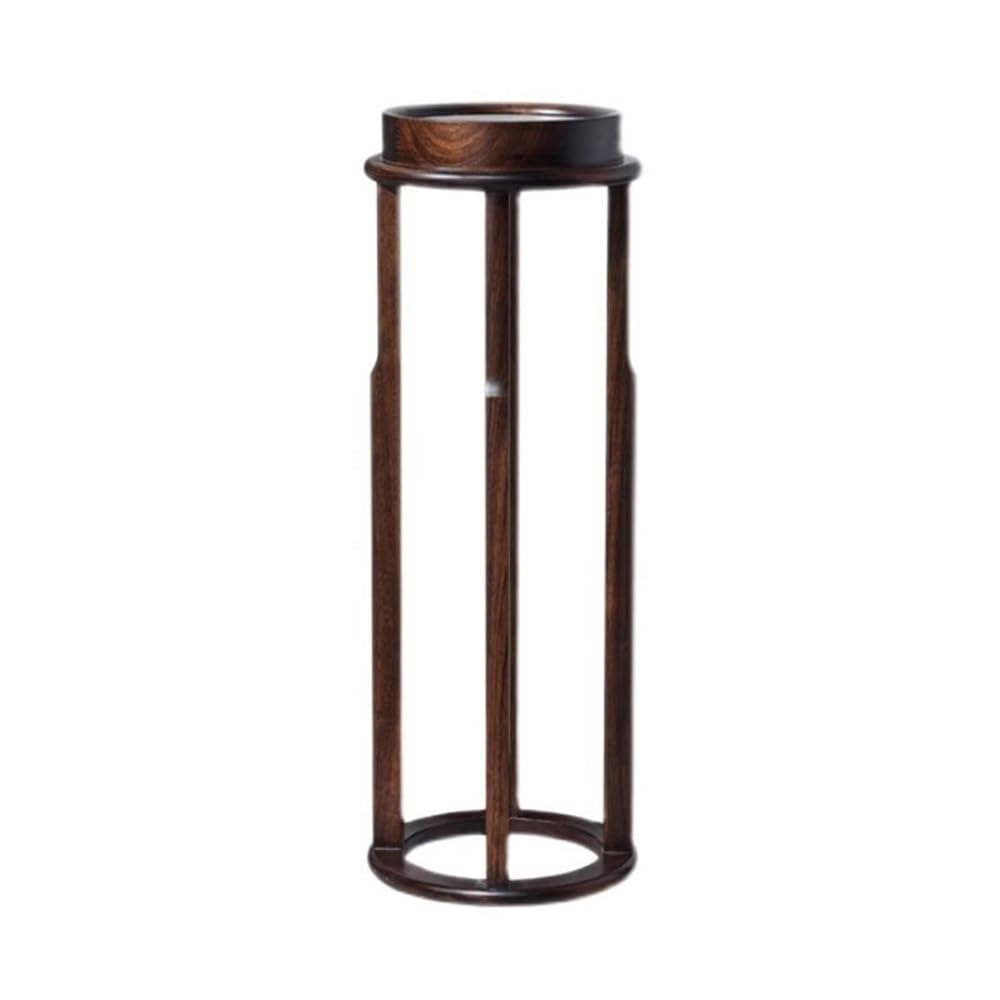 S5b8W3g7 Pedestal Marble Ebony Bonsai Base Display Stand Decor(Small)