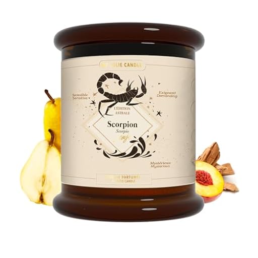 MY JOLIE CANDLE – Vela perfumada con signo astrológico – Escorpio del 23 de octubre al 21 de noviembre – Regalo de Navidad y cumpleaños – Cera de base vegetal | Ya disponible en tu tienda friki favorita! En mundofriki.es! MY JOLIE CANDLE – Vela perfumada con signo astrológico – Escorpio del 23 de octubre al 21 de noviembre – Regalo de Navidad y cumpleaños – Cera de base vegetal | Ya disponible en tu tienda friki favorita! En mundofriki.es!